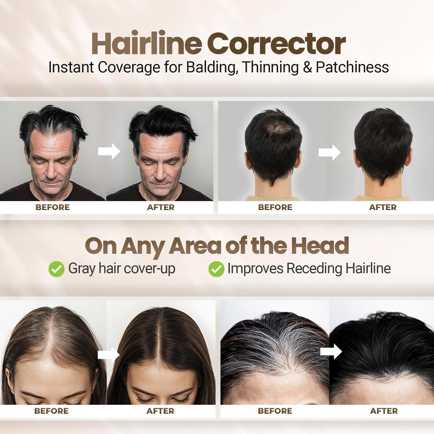 Koloret Polvo para Retocar Raíces Negro 4g - Cubrimiento Canas