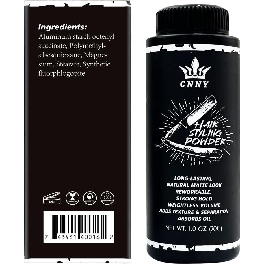 Polvo Voluminizador para Cabello CNNY 30g - Texturizador Masculino