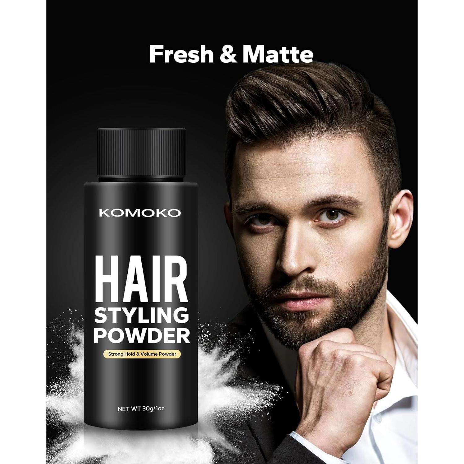 Polvo Estilizador para Cabello Komoko 19.84 g - Volumen y Textura Mate