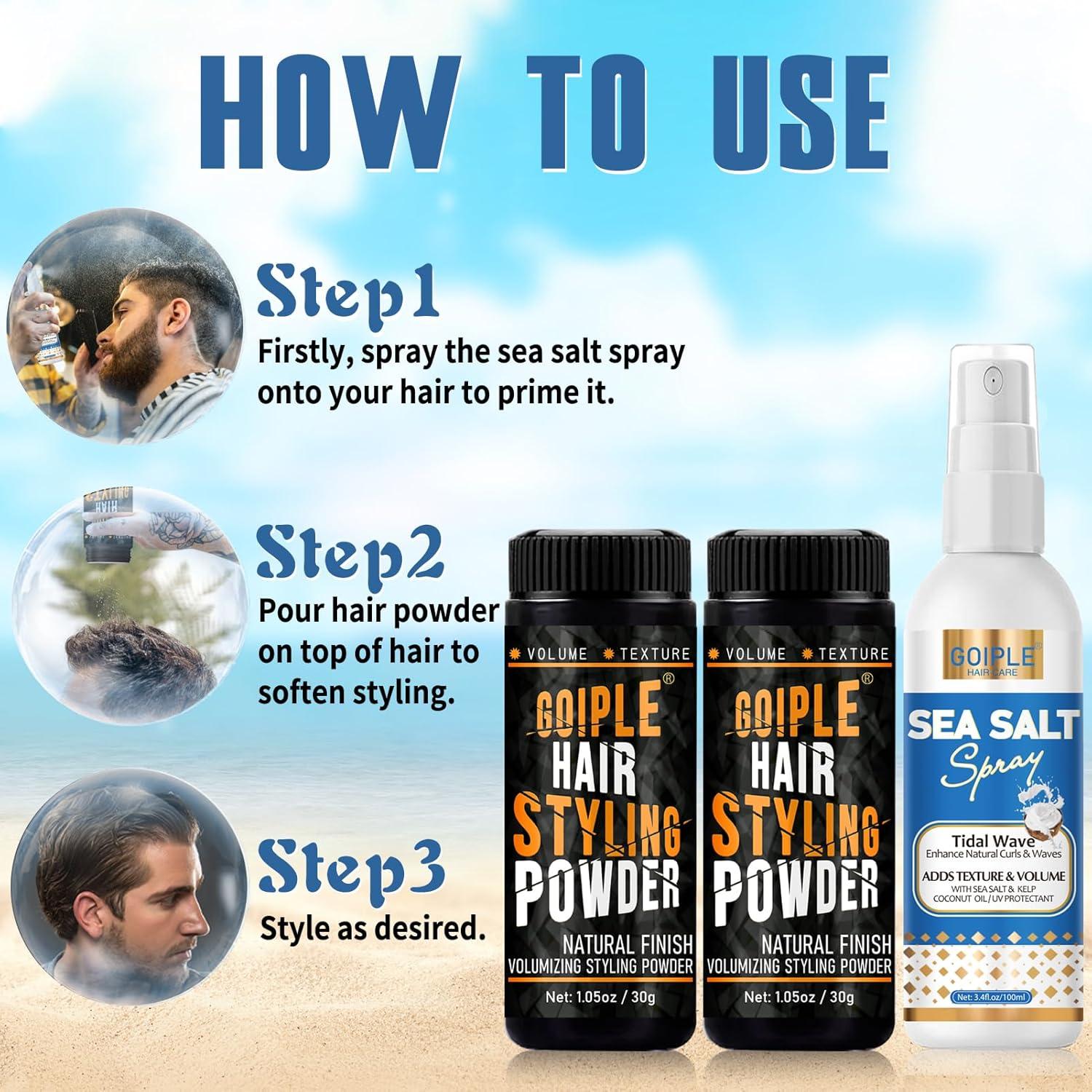 Polvo Voluminizador para Cabello Goiple 230g Textura Natural