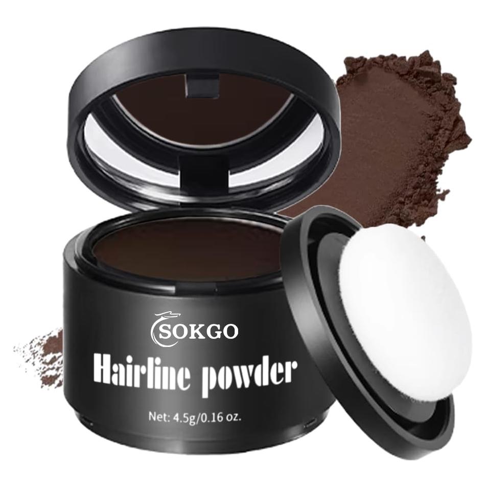 Polvo Capilar Bosdoer Marrón Oscuro - Cobertura Instantánea 17.8g