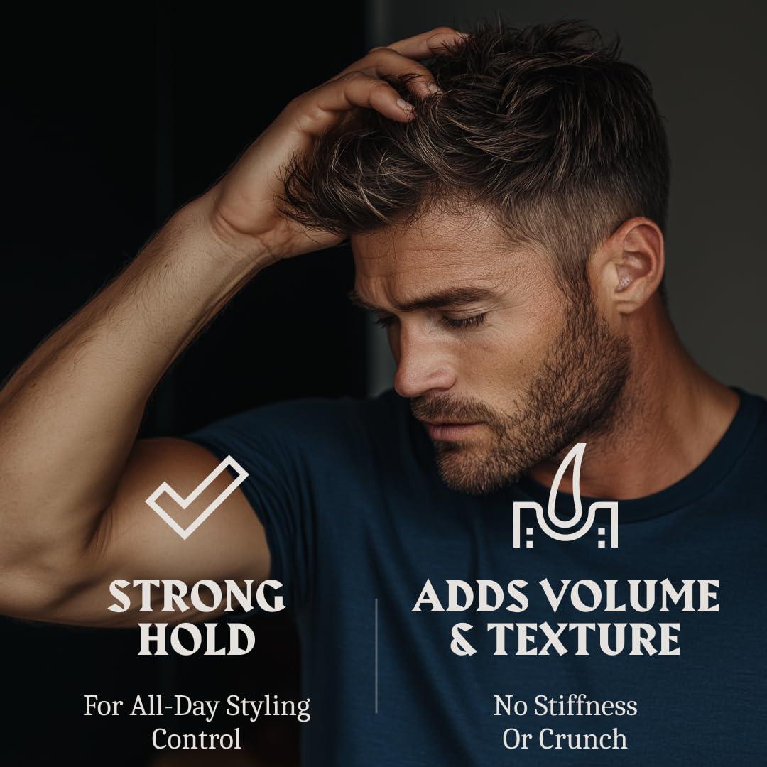 Polvo para Cabello Striking Viking 19.84 g - Vainilla, Fuerte Sujeción