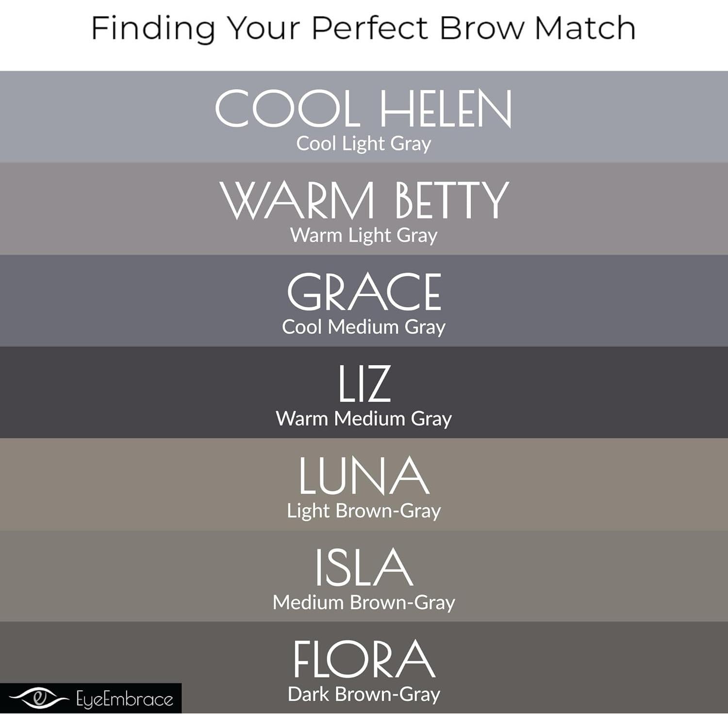 Polvo para Cejas y Cabello Eye Embrace Gris Oscuro 17.86g