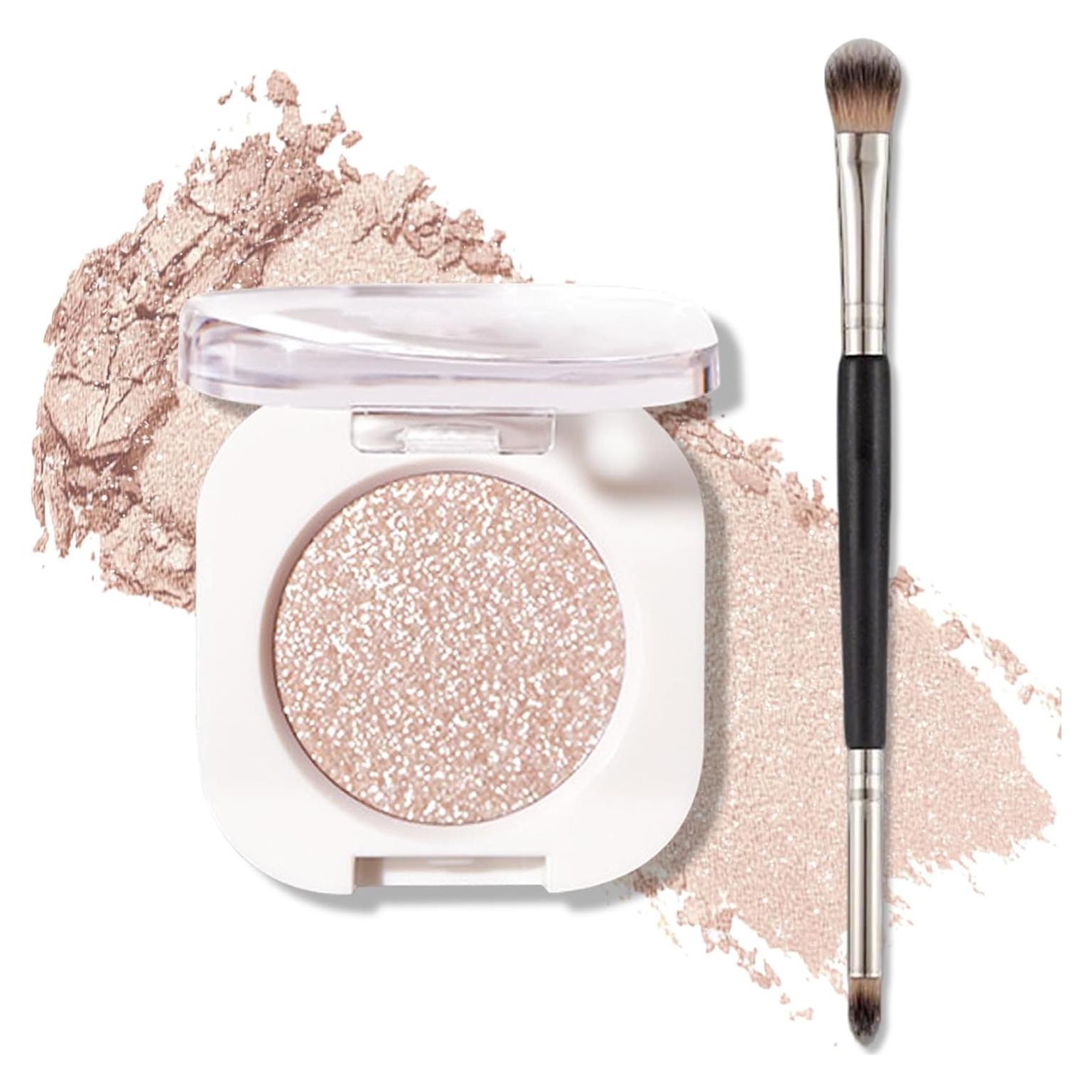 Sombra de Ojos Brillante LZXLUKGIR Champagne 11 Tejedora