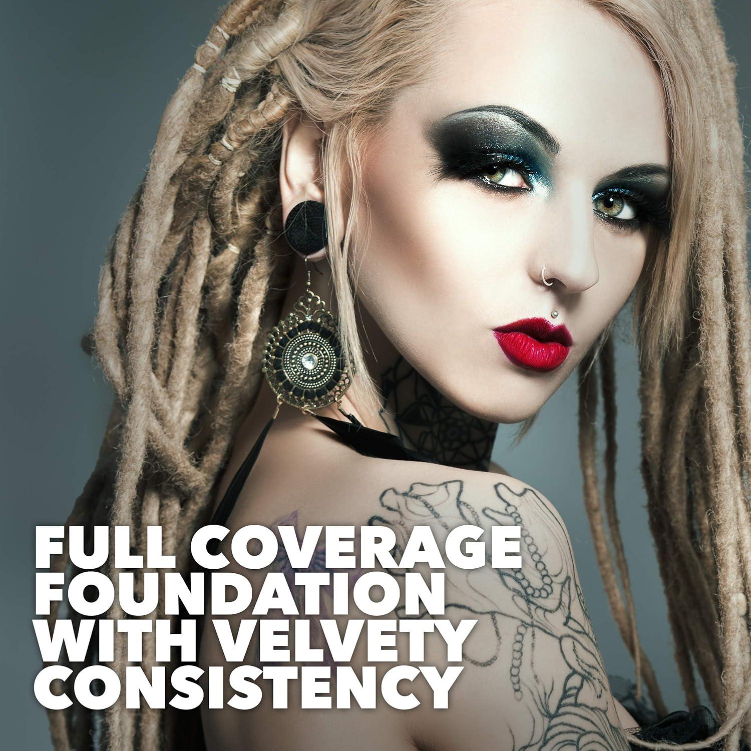 Fundación Crema a Polvo Blanca Manic Panic - 9.92g - Maquillaje Goth