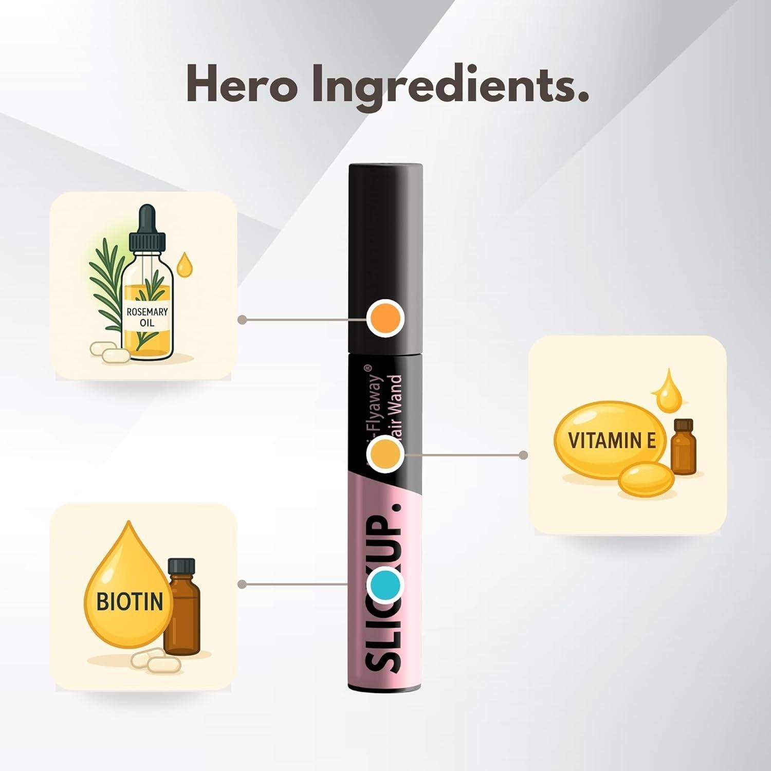 Stick Anti-Vuelo de Cabello SLICKUP - Control Frizz 13cm