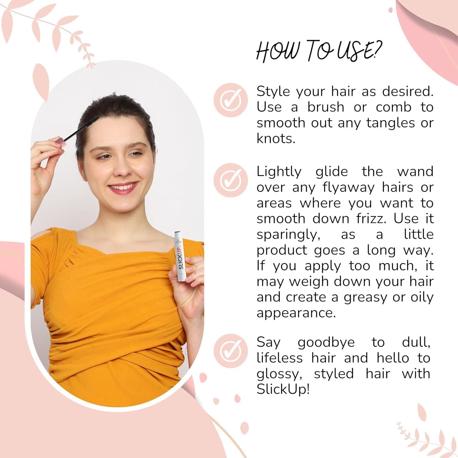 Stick Anti-Vuelo de Cabello SLICKUP - Control Frizz 13cm