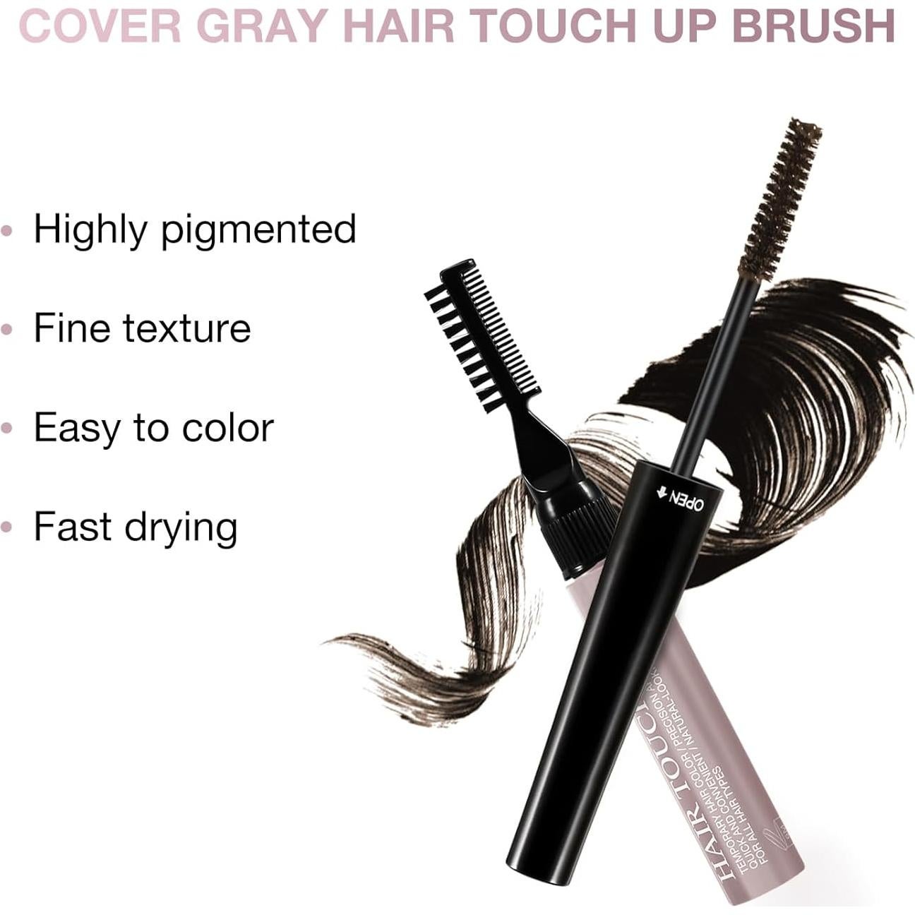 Tinte Retoque Raíces Marrón Oscuro 9.92g - Lápiz Corrector