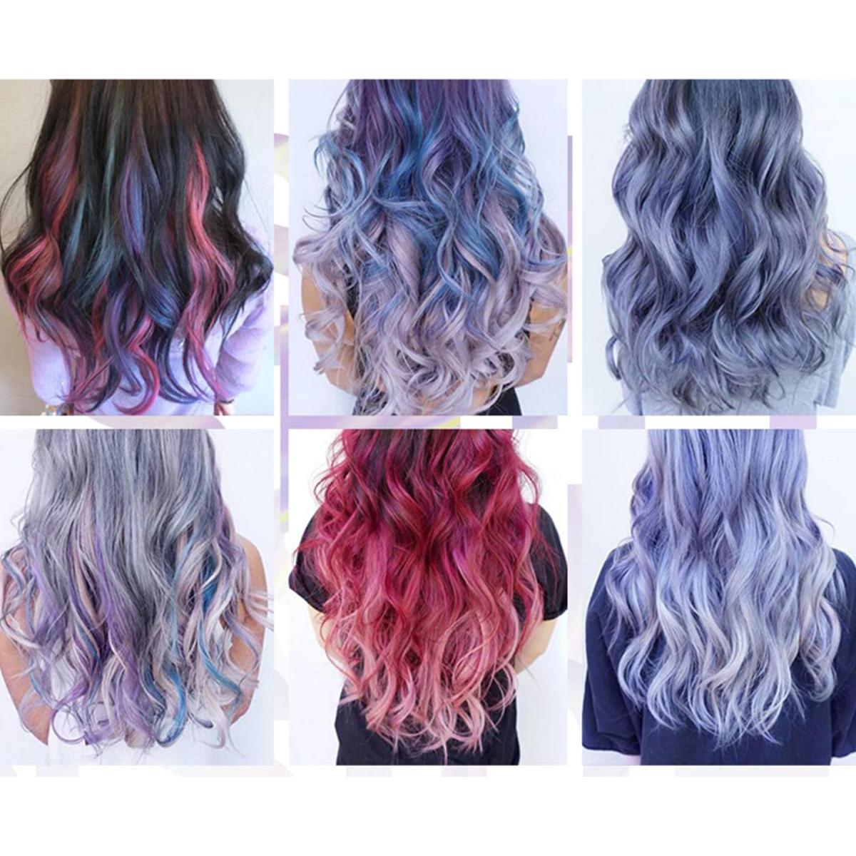 Tinte Temporal para Cabello 6 Colores Baorder - Lavable