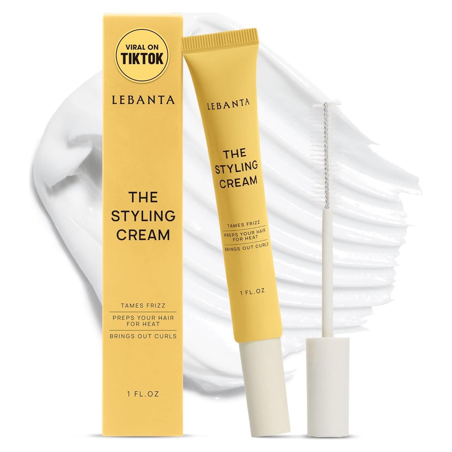 Varita Anti Frizz Lebanta 29.57 ml - Suero Estilizador con Aloe Vera y Coco