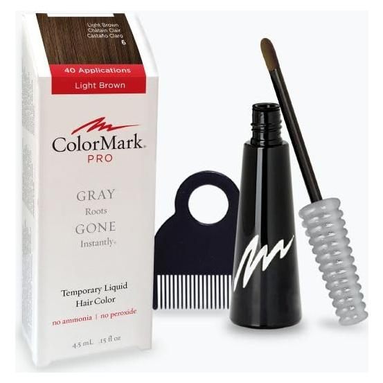 ColorMark Pro Aplicador Líquido Raíces Grises Marrón Claro