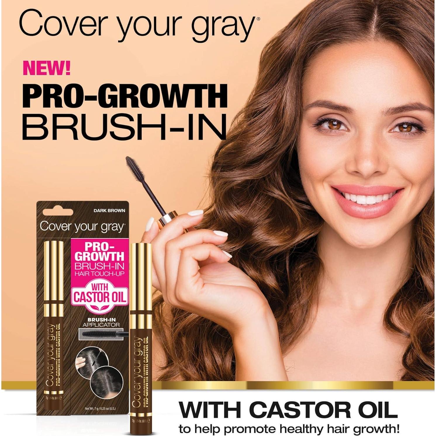 Tinte para Cabello Pro-Crecimiento Cover Your Gray - Marrón Oscuro