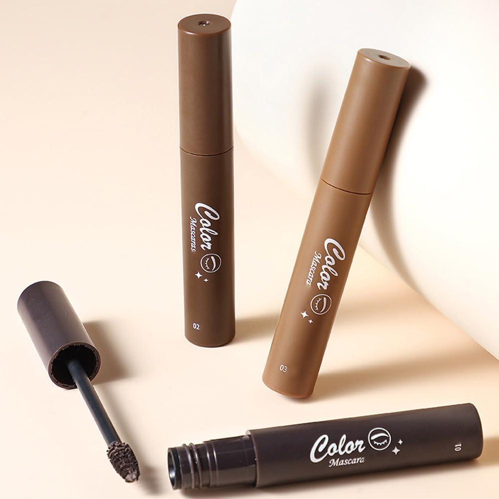 BINGBRUSH Máscara para Cejas Teñida y Espesante 2Pcs - Marrón Oscuro