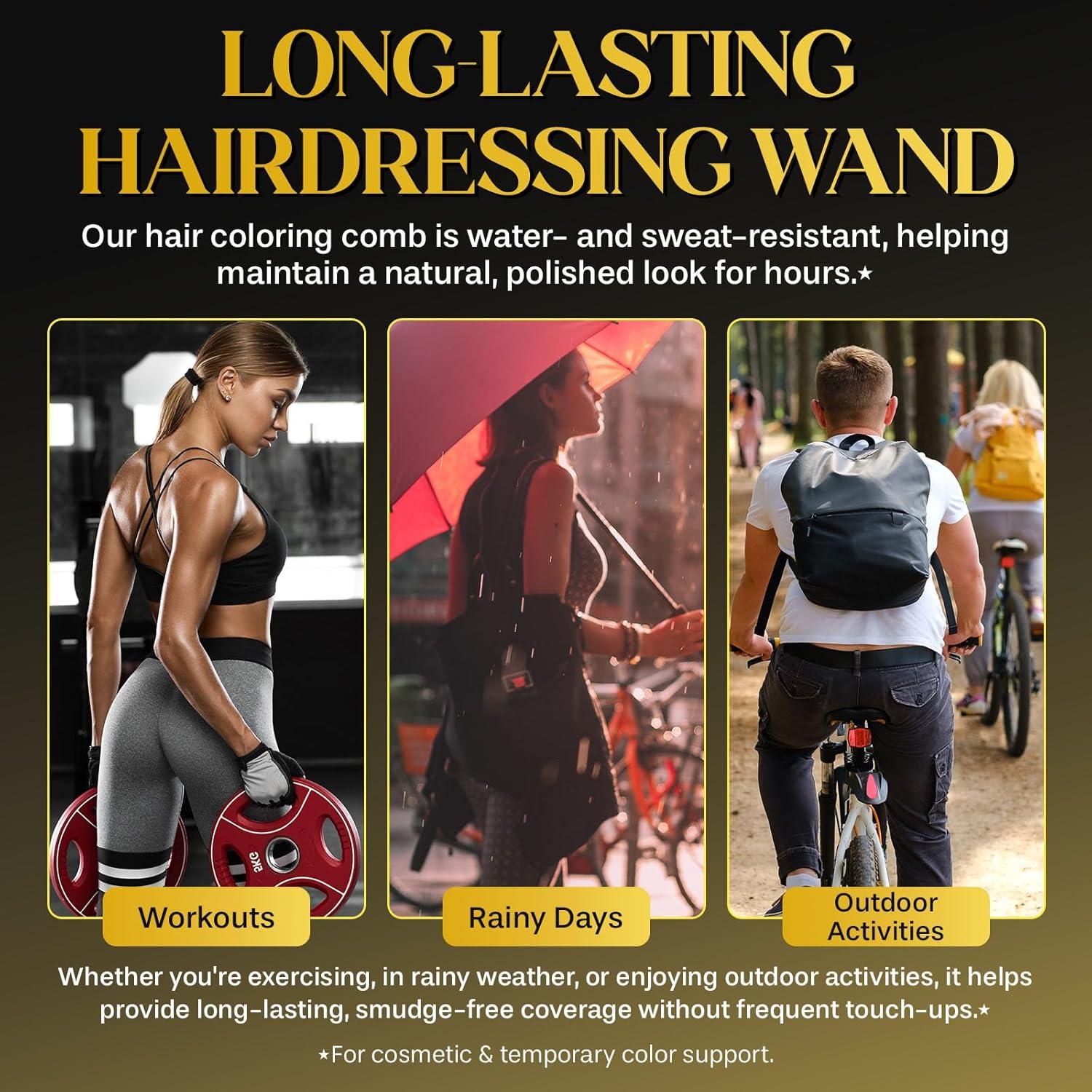 Tinte para Cabello Genérico 20g Negro - Retoque Instantáneo