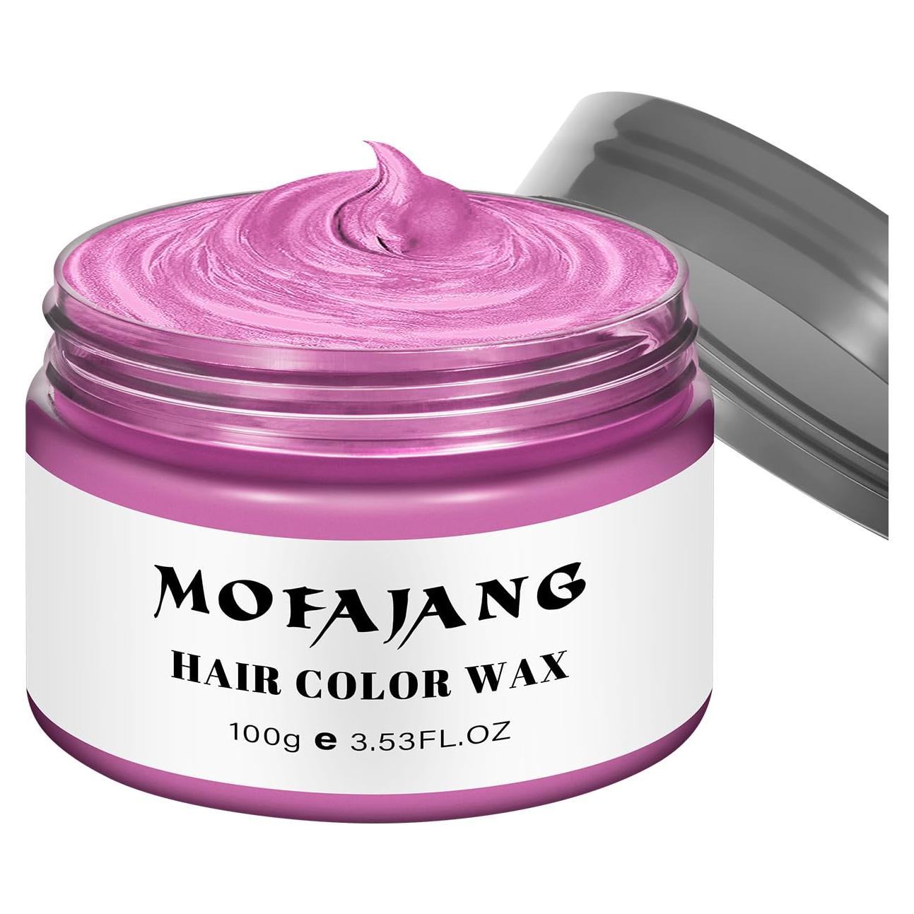 Cera Temporal para Cabello EFLY 120 g Rosa - Fácil de Limpiar