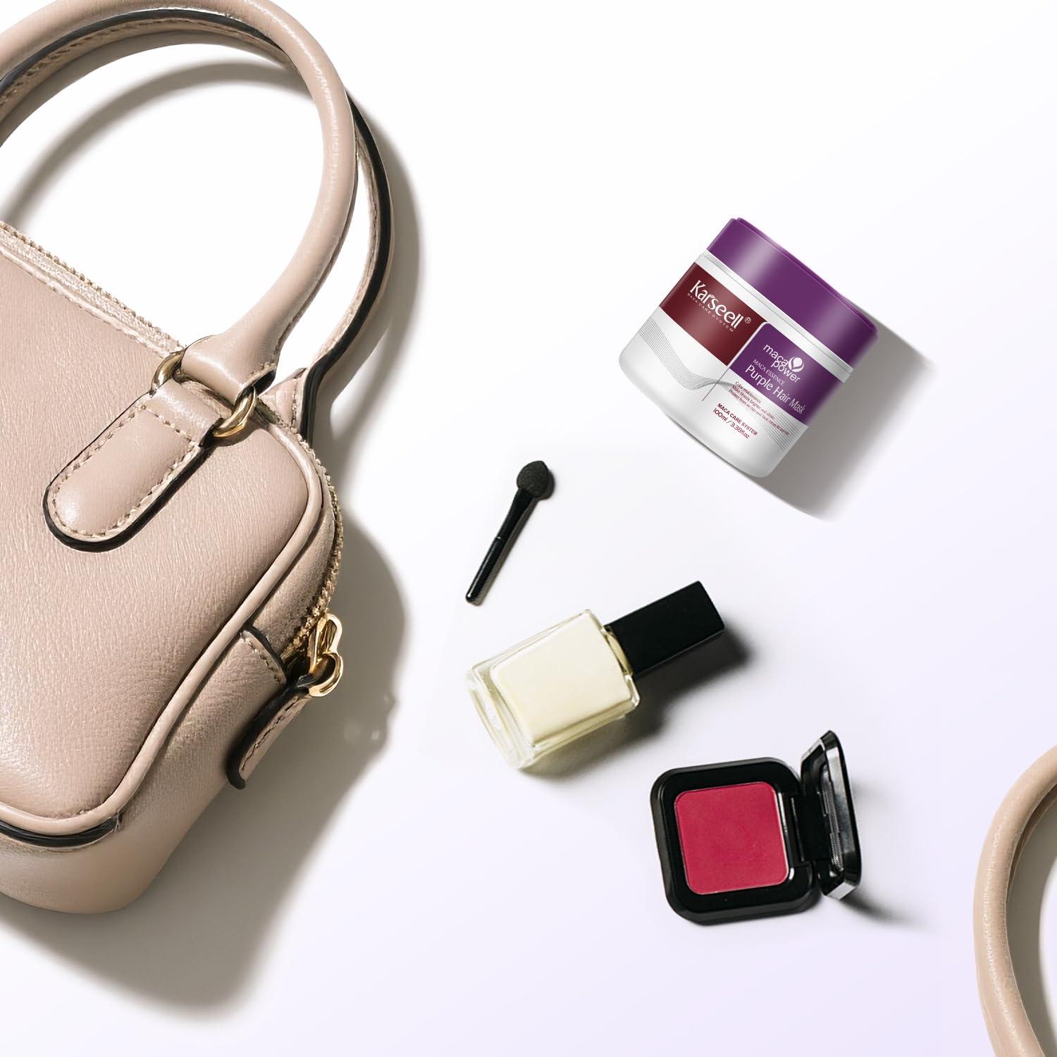 Mascarilla Capilar Morada Karseell 100ml - Neutraliza Amarillos