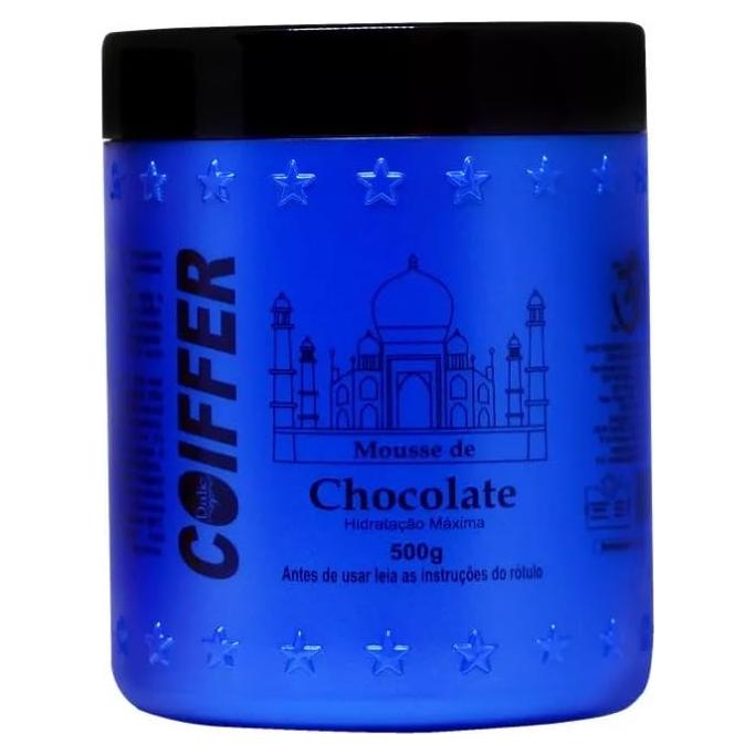 Mascarilla Hidratante Coiffer Chocolate Mousse 500 g - Para Cabello Seco y Dañado