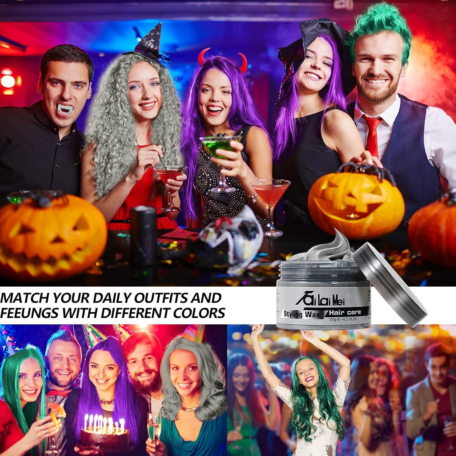 Cera para Cabello Gris Plateado Temporal 120g - TailaiMei