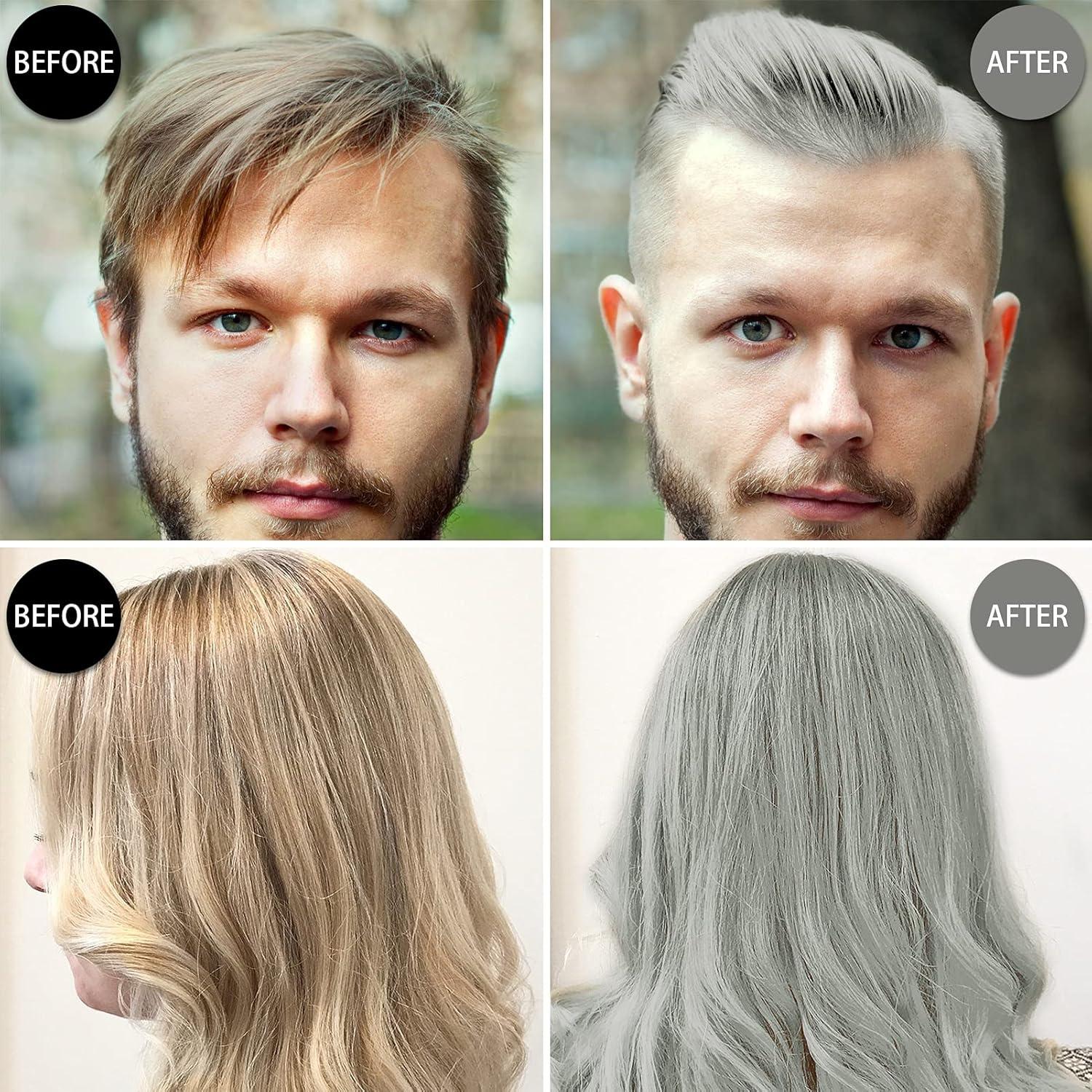 Cera para Cabello Gris Plateado Temporal 120g - TailaiMei