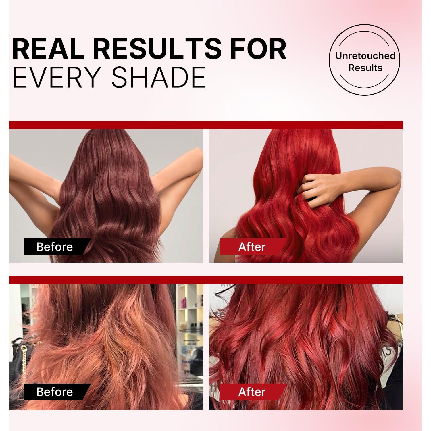 Acondicionador Depositorio de Color Karseell 500ml Rojo Hidratante