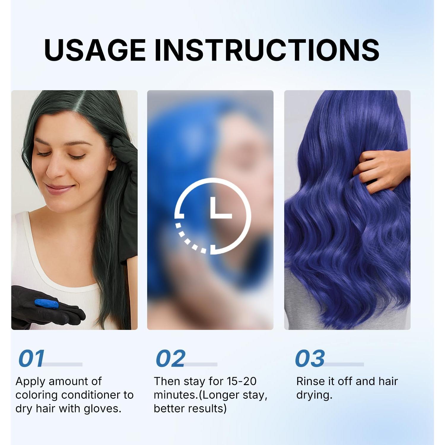 Mascarilla Depositaria de Color Karseell Azul 500mL - Acondicionador Hidratante