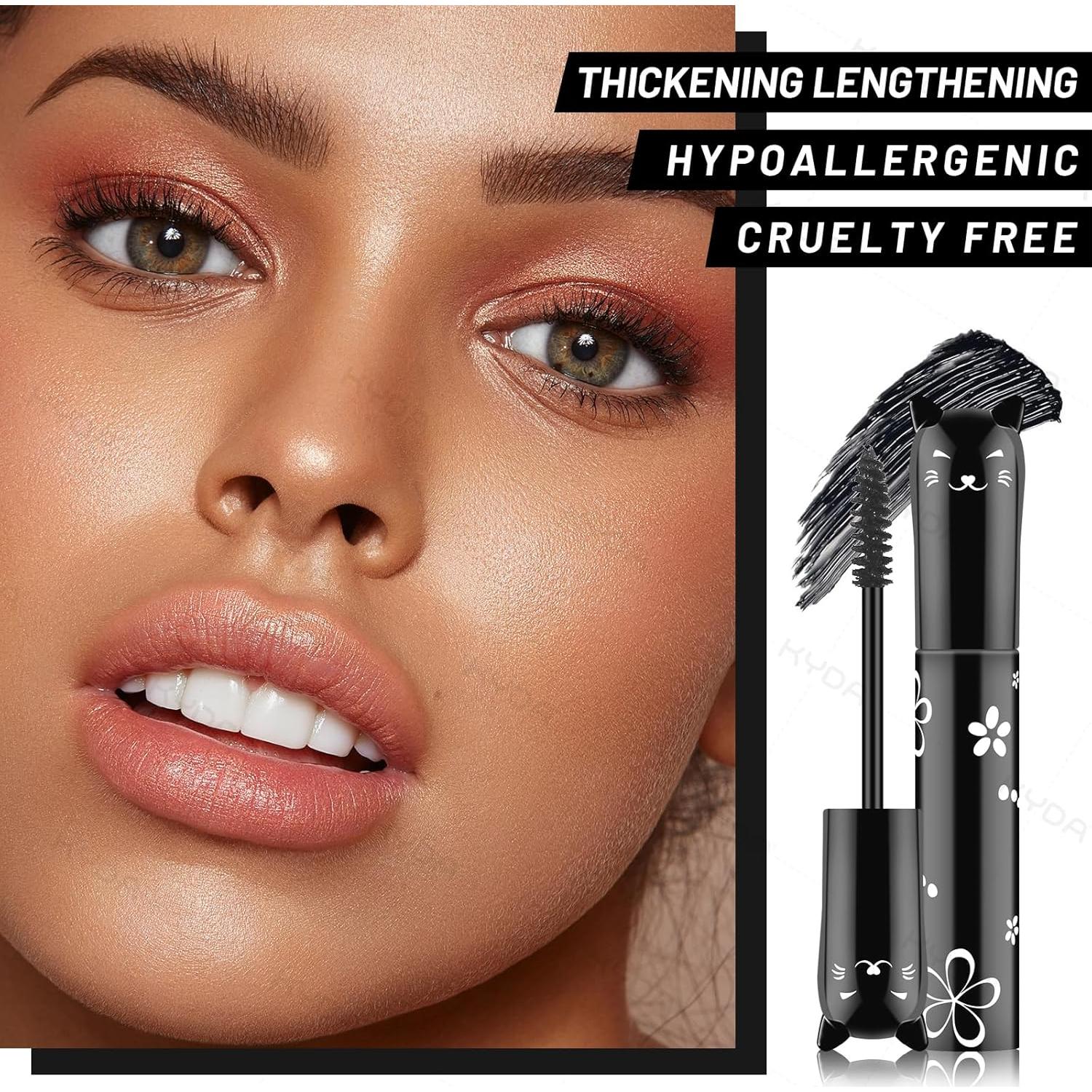 Conjunto de 6 Máscaras de Pestañas Ownest, Resistente al Agua