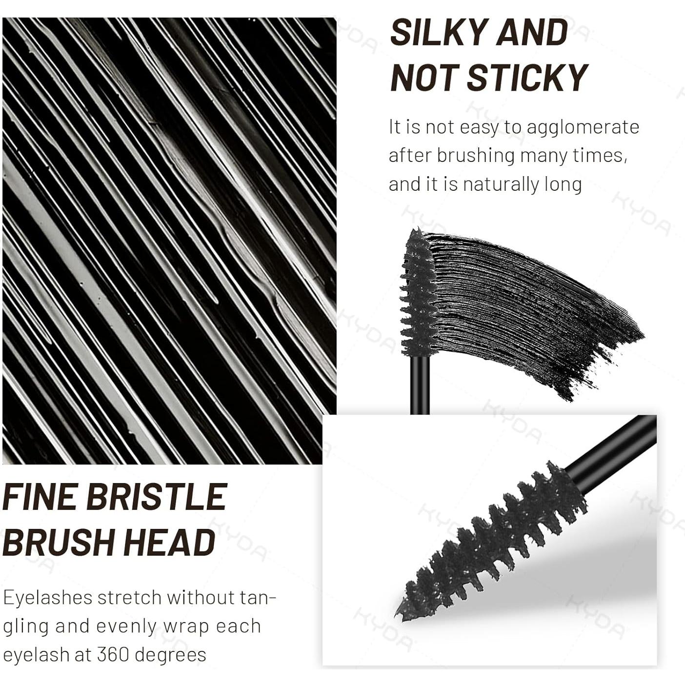 Conjunto de 6 Máscaras de Pestañas Ownest, Resistente al Agua