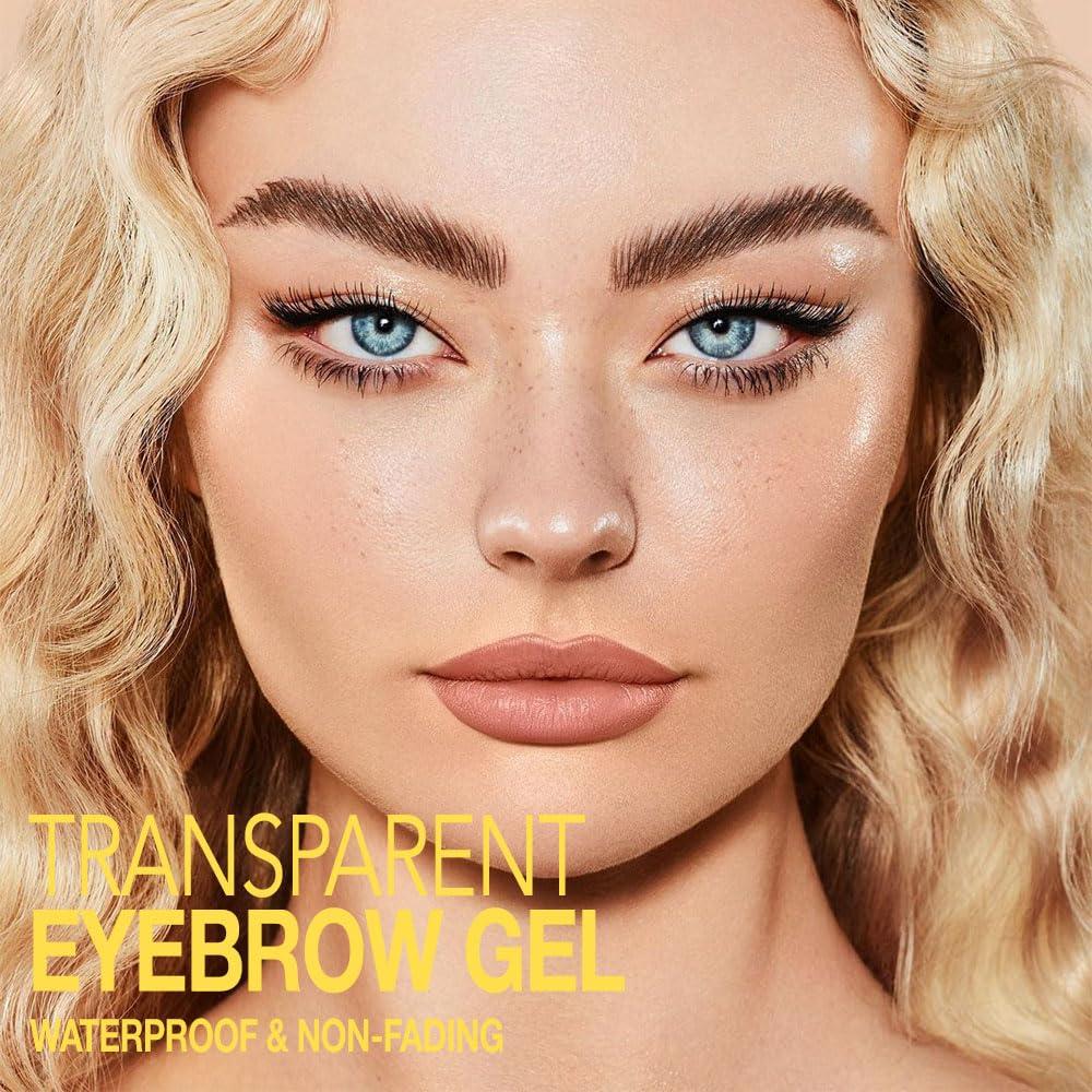 Gel de Laminado de Cejas Transparente Bingbrush 2 Pcs - Impermeable