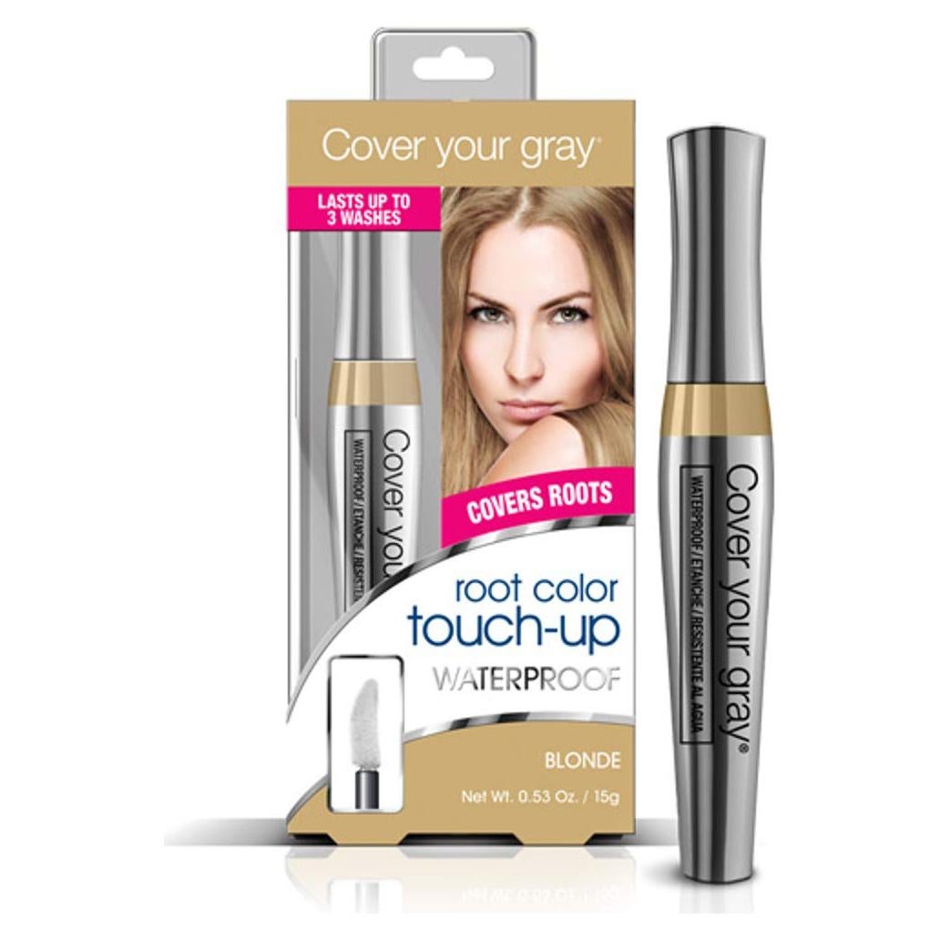 Toque de Raíz Impermeable Cubrir Tu Gris Marrón Claro 15g