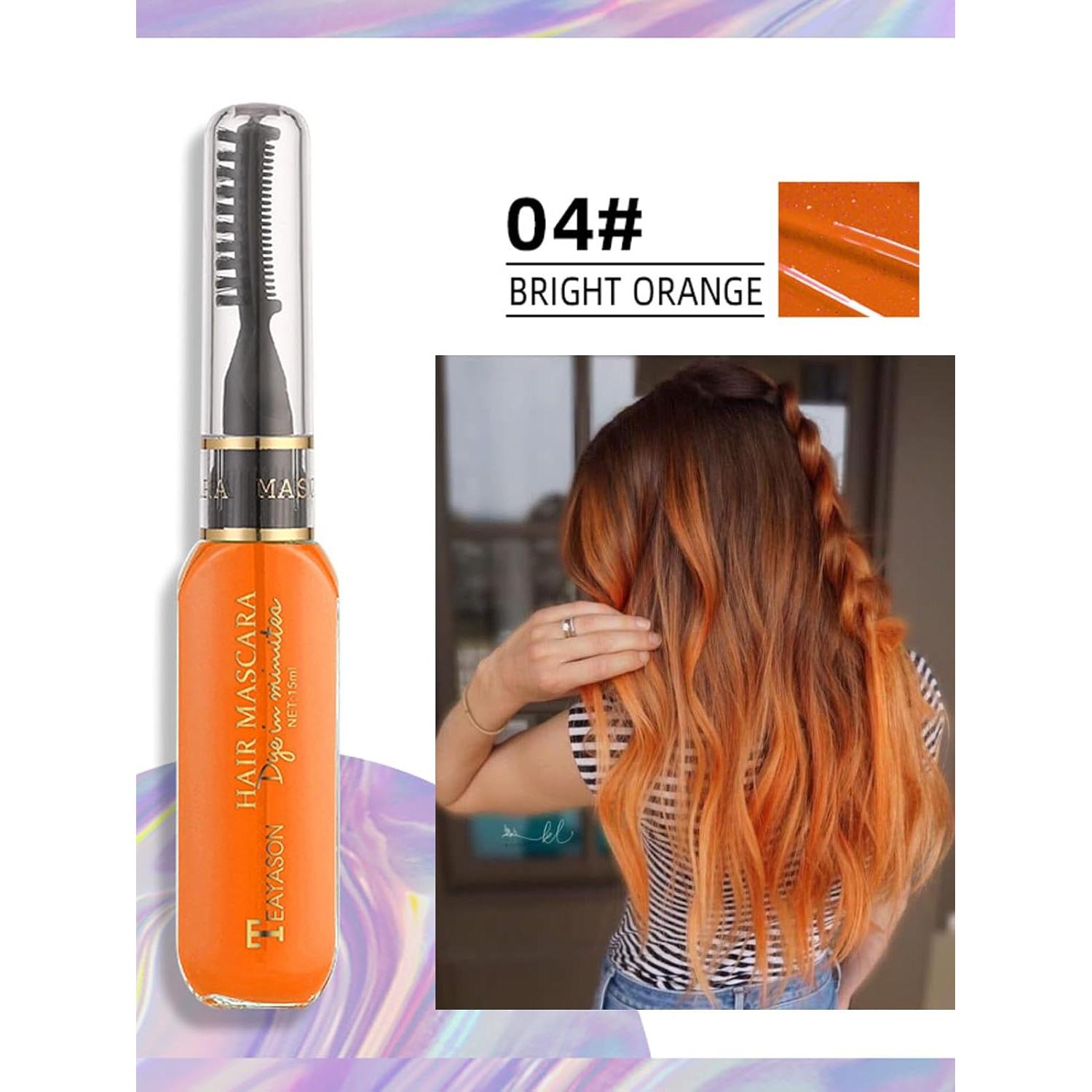 Set de 6 Tizas de Color Arcoíris para Cabello Gorvalin