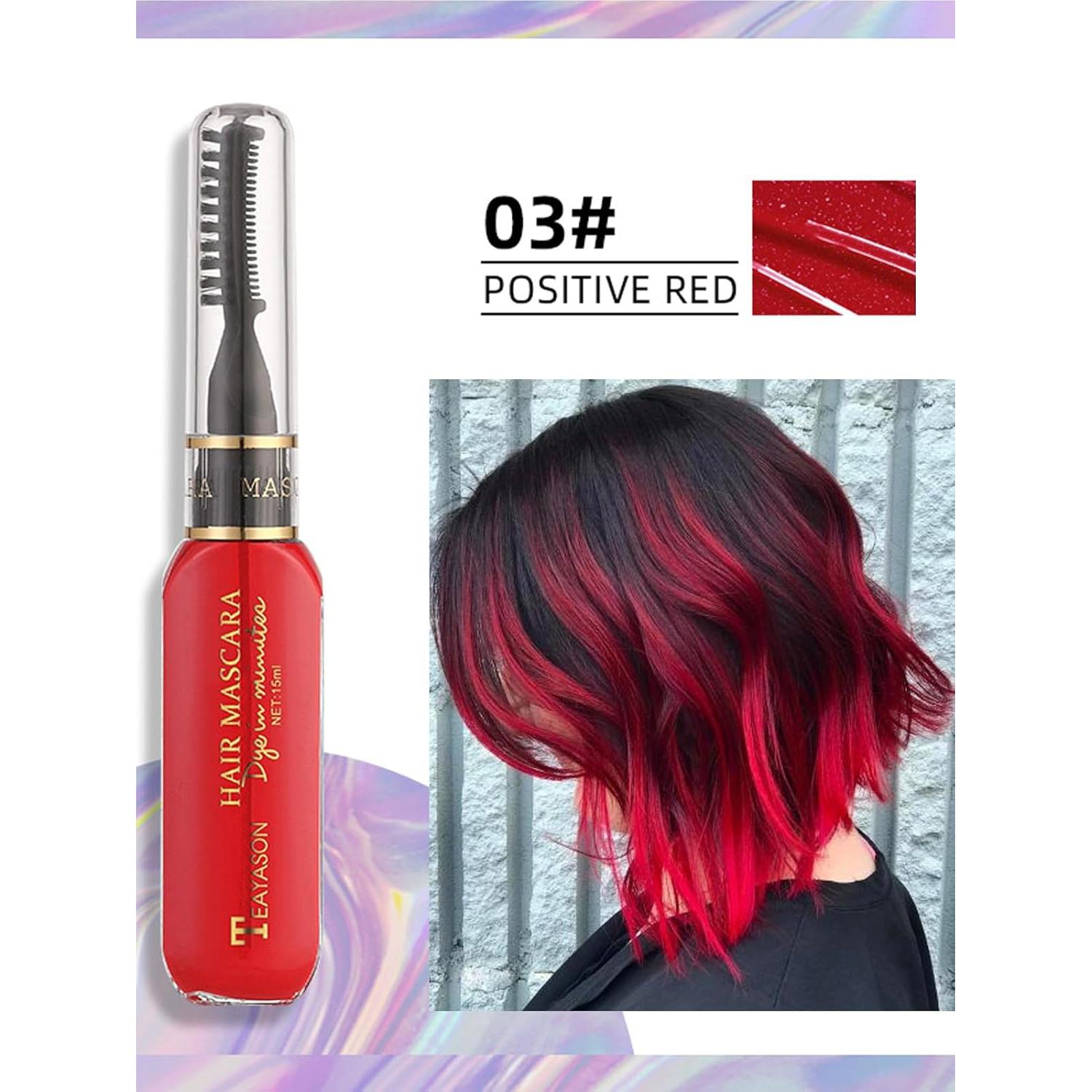 Set de 6 Tizas de Color Arcoíris para Cabello Gorvalin