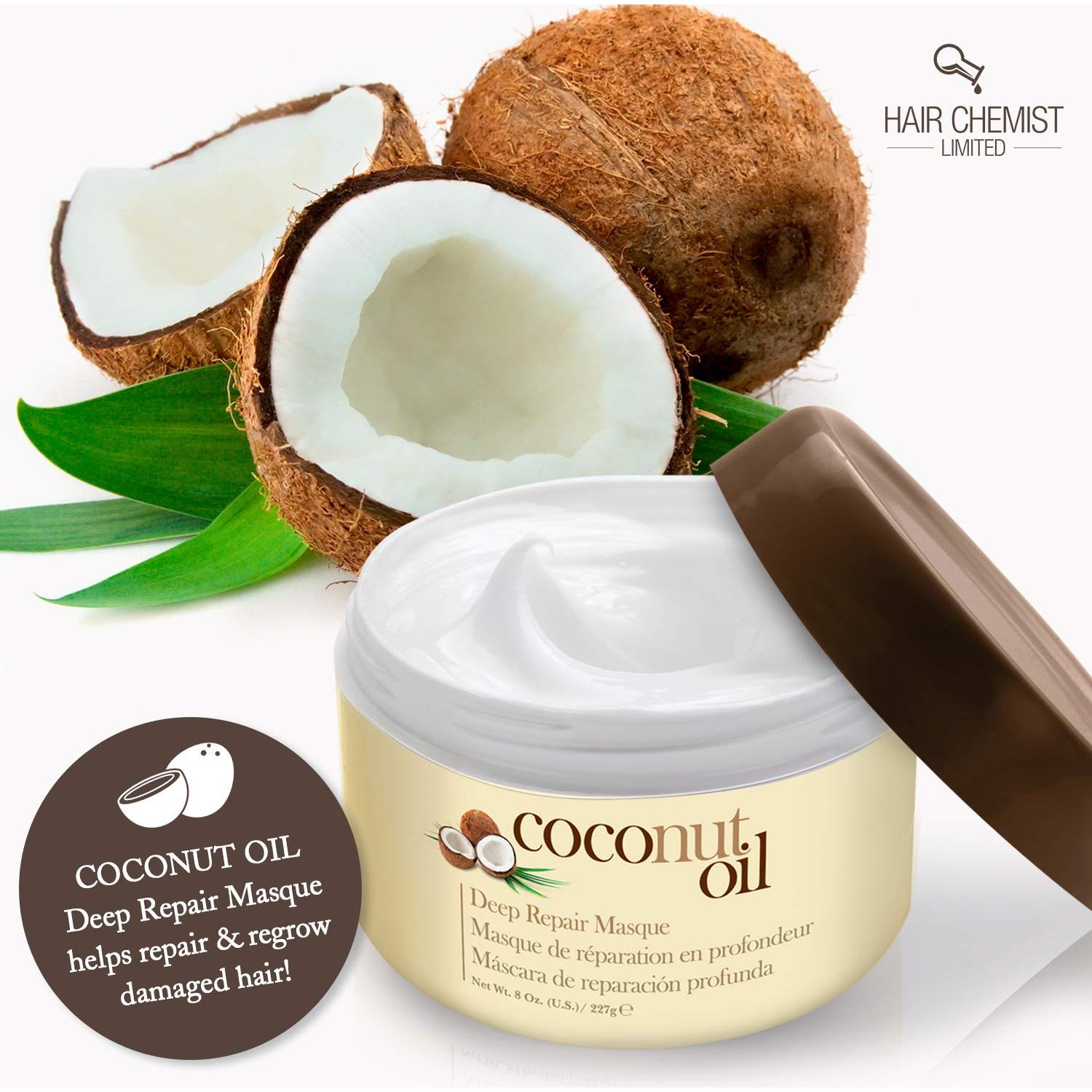 Mascarilla de Reparación Profunda Hair Chemist 226.8g Aceite de Coco