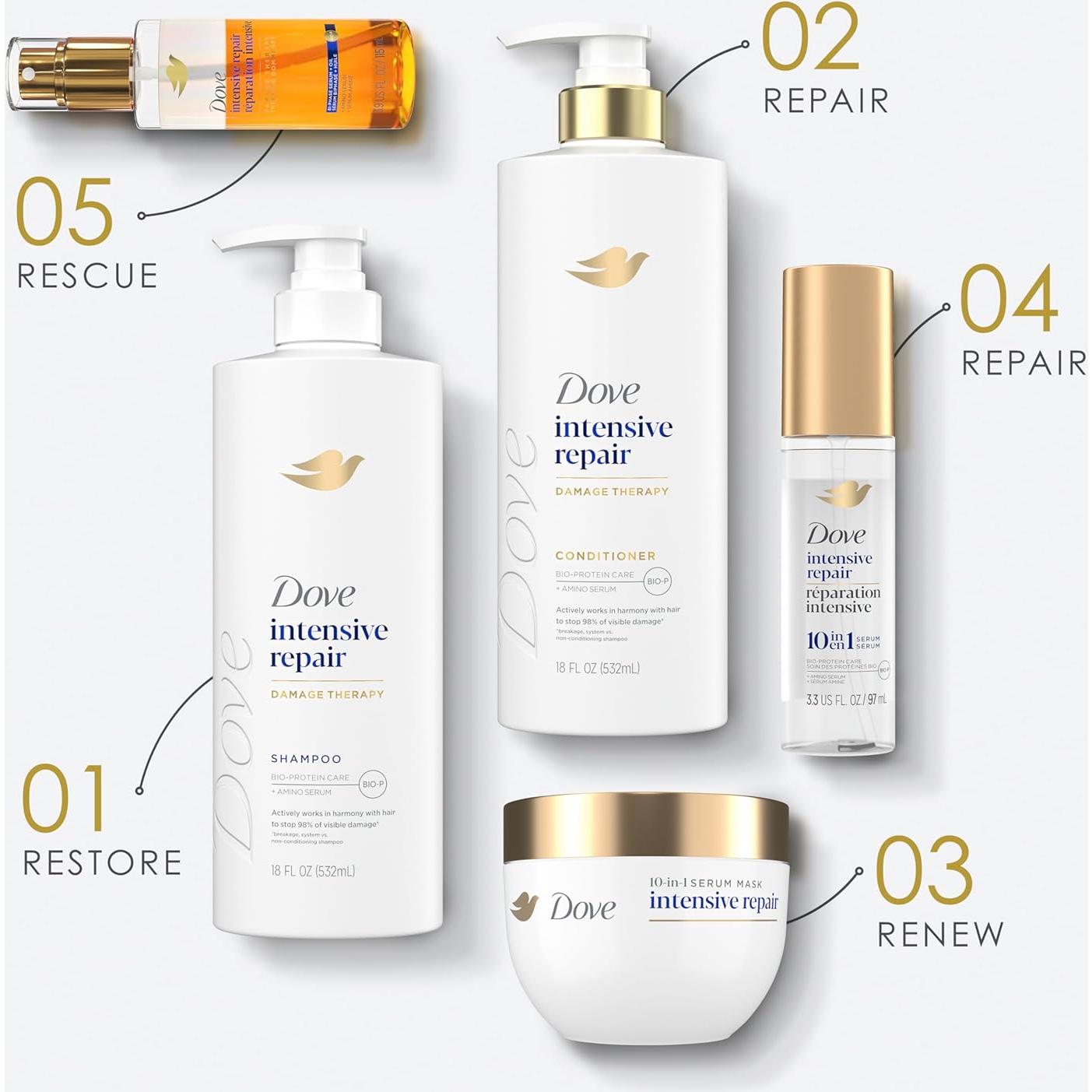 Suero Bi-Fase Dove Reparación Intensiva 110 g - Control Frizz