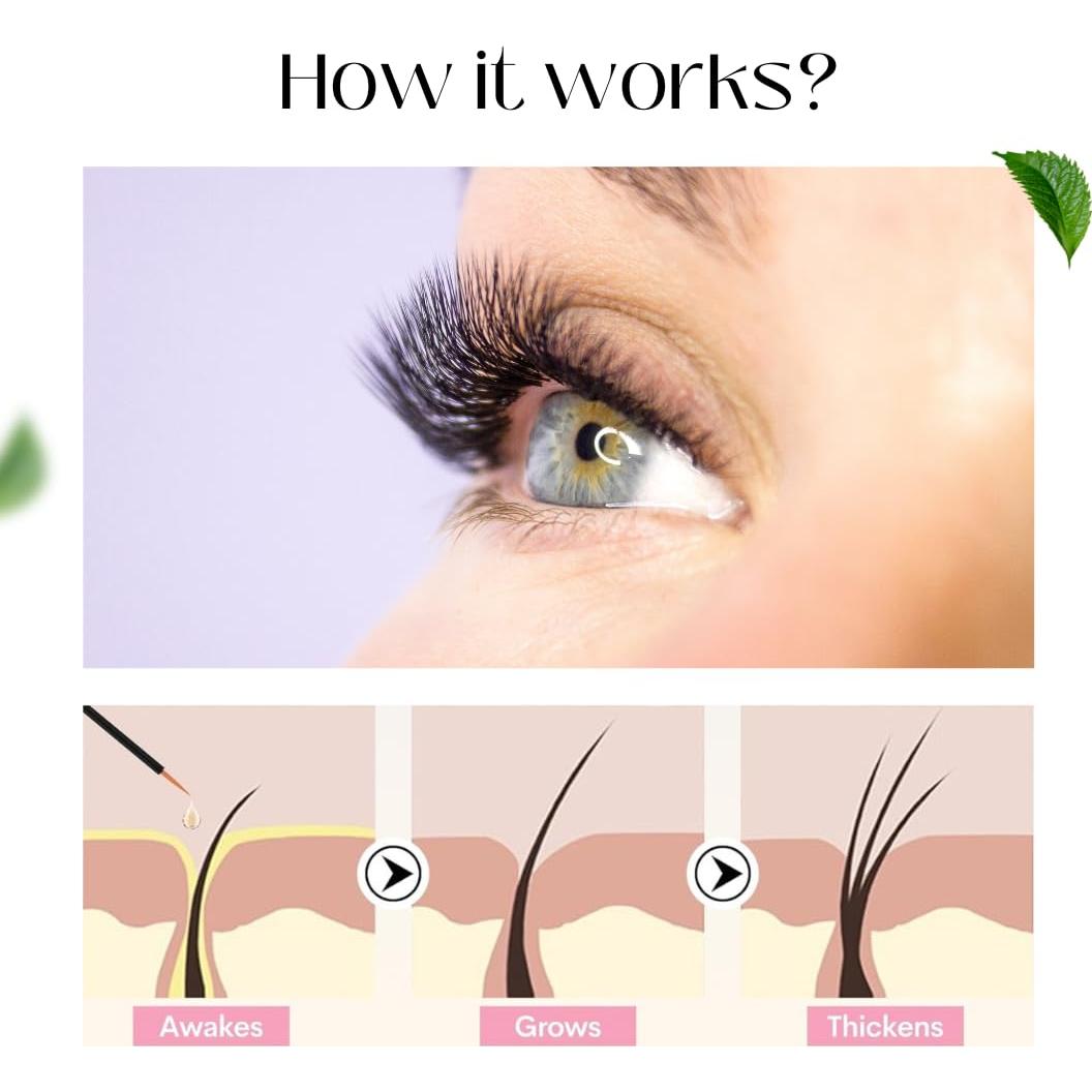 Aceite de Ricino Orgánico 60ml Glamorous Wow - Crecimiento Pestañas y Cejas