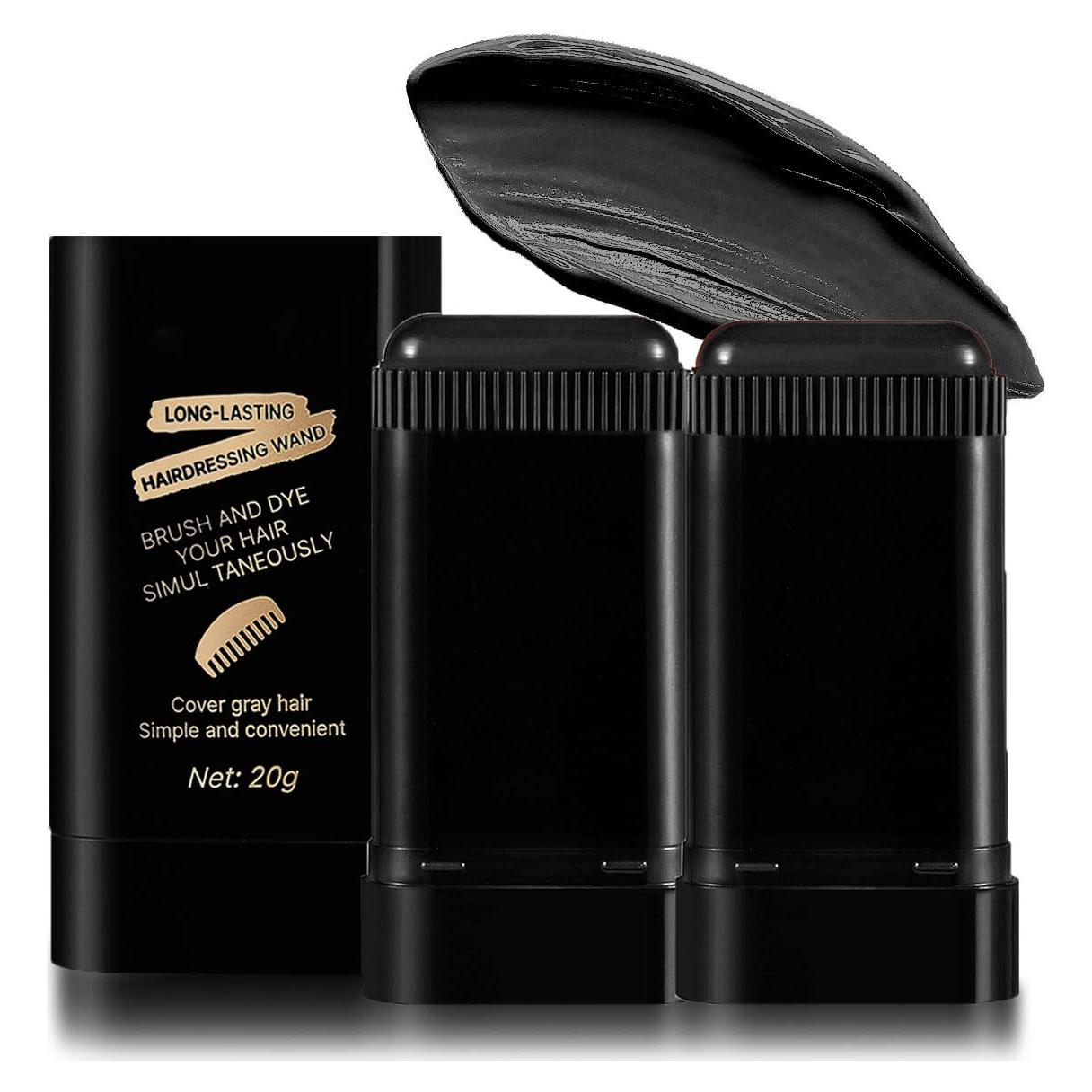 Peine Tinte Cabello Negro Eudivine 2PCS Portátil a Prueba de Agua