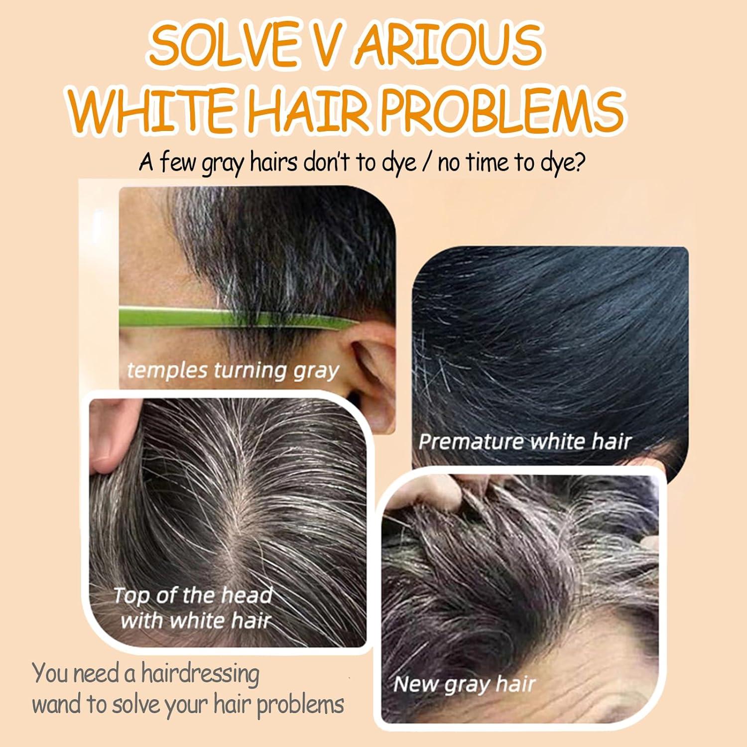 Peine Tinte Cabello Negro Eudivine 2PCS Portátil a Prueba de Agua