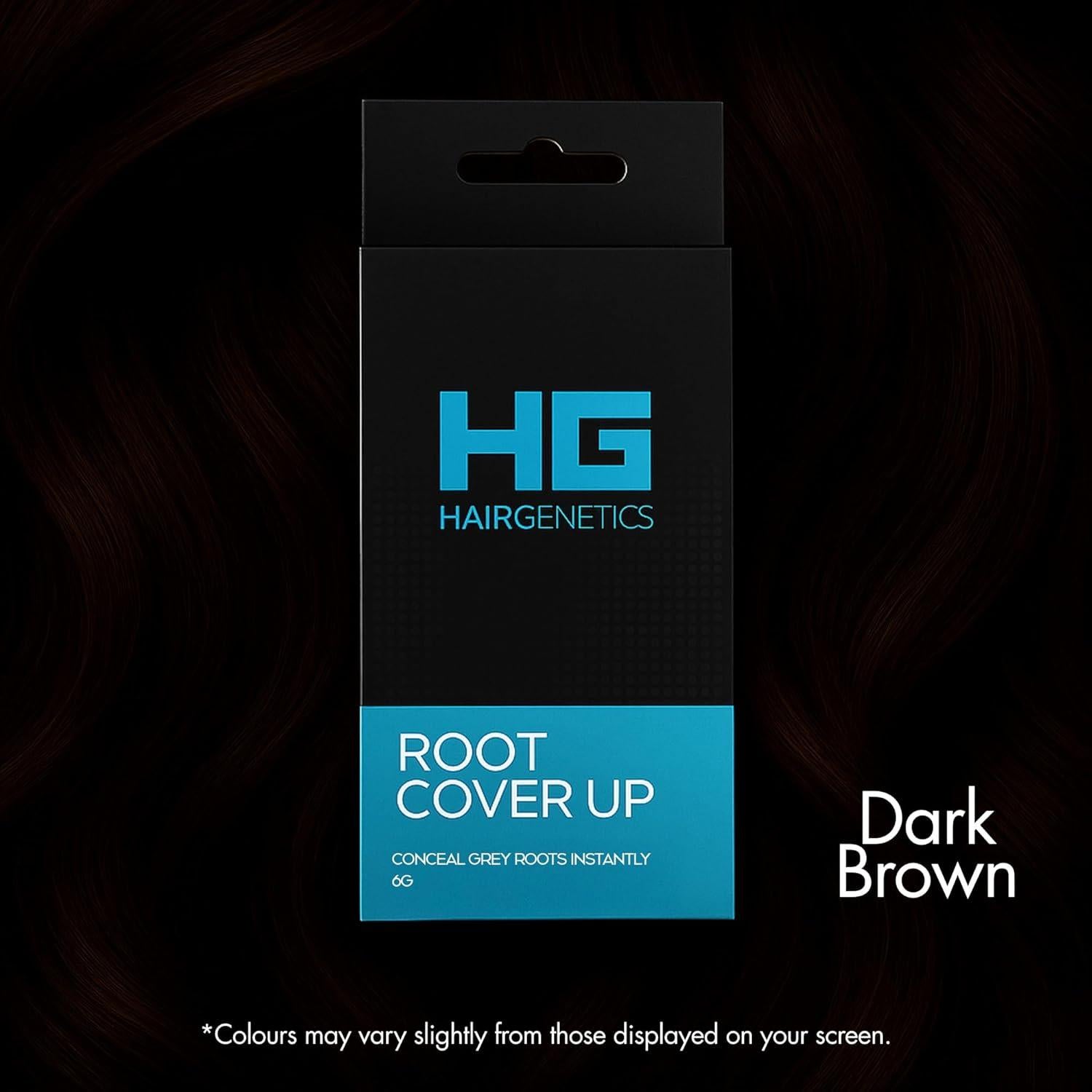 Cubierta de Raíces Hair Genetics Marrón Oscuro - Retoque Canas