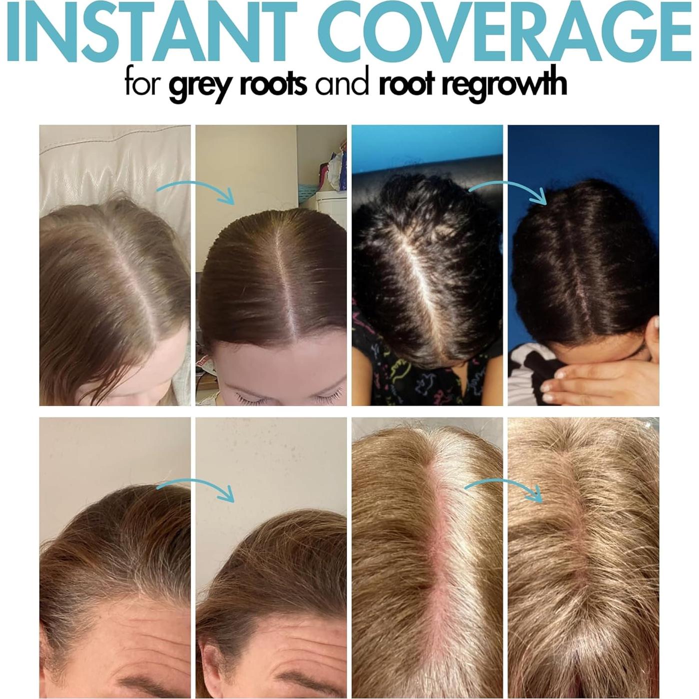 Cubierta de Raíces Hair Genetics Marrón Oscuro - Retoque Canas