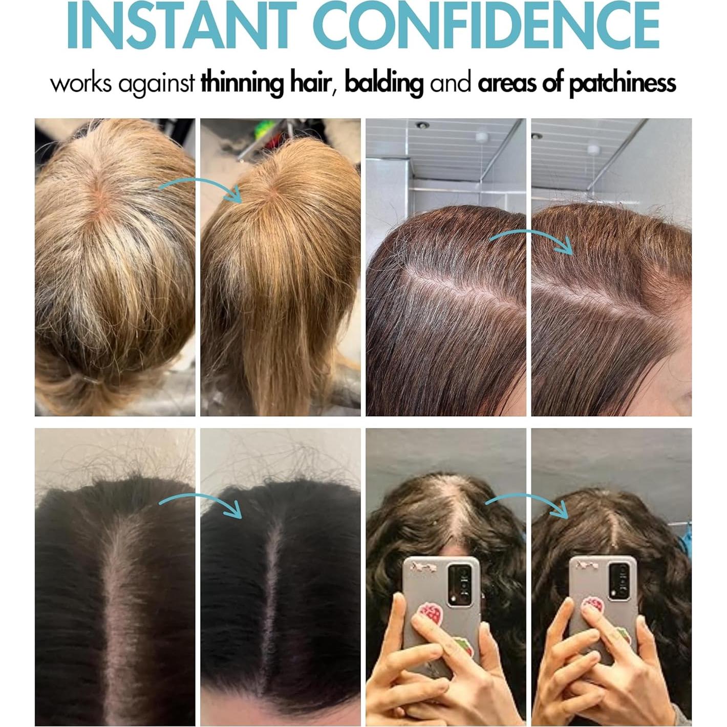 Cubierta de Raíces Hair Genetics Marrón Oscuro - Retoque Canas