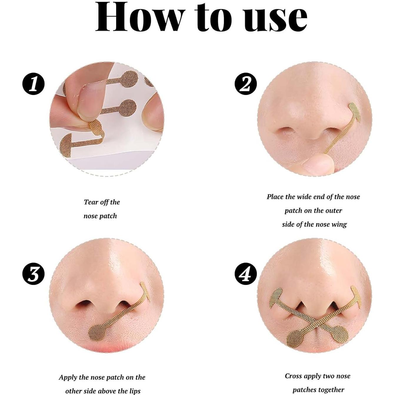 Tiras de Moldeo de Nariz Tizee - 200 Parches Autoadhesivos