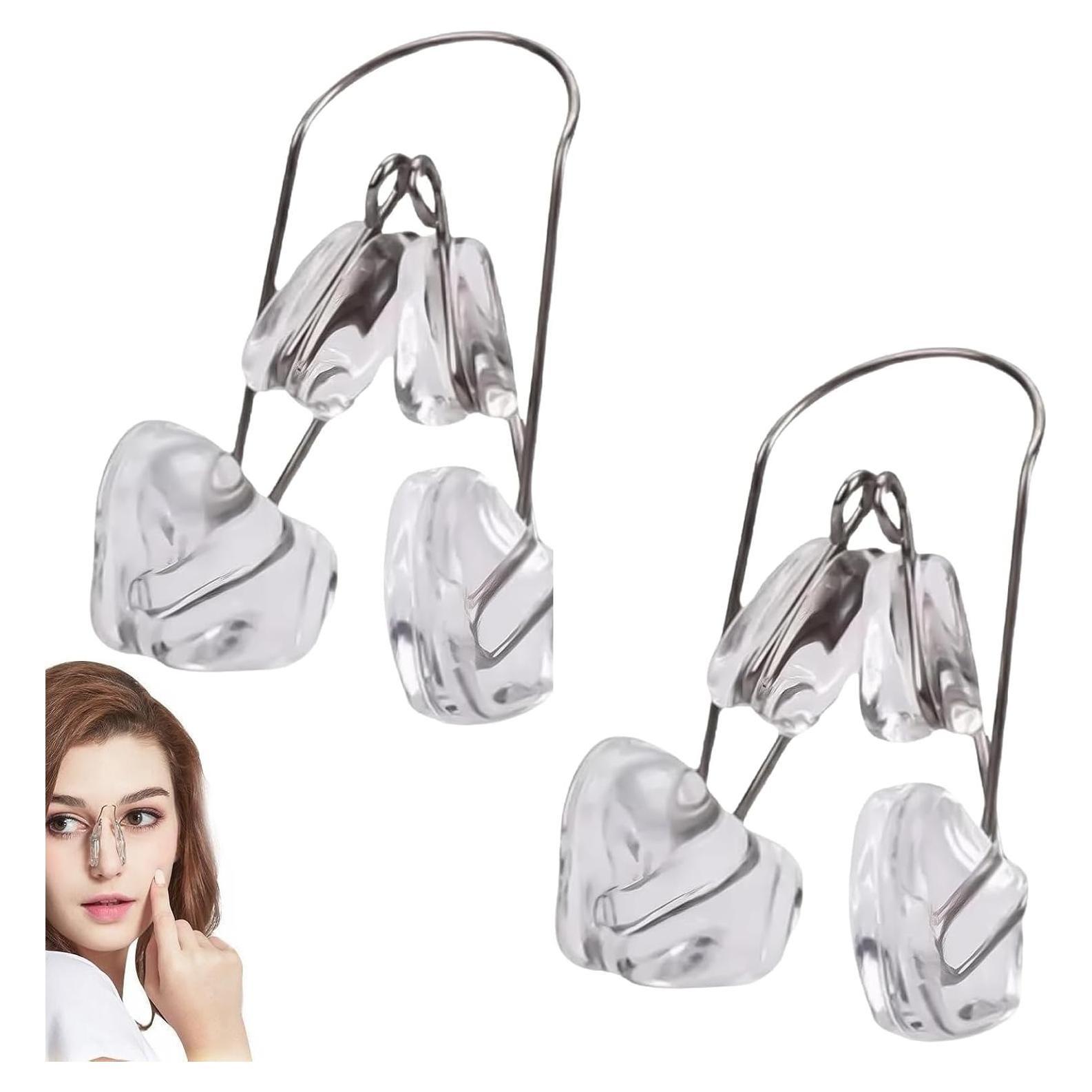 Modelador de Nariz Hinbkenla - 2 Piezas Silicona Sin Dolor