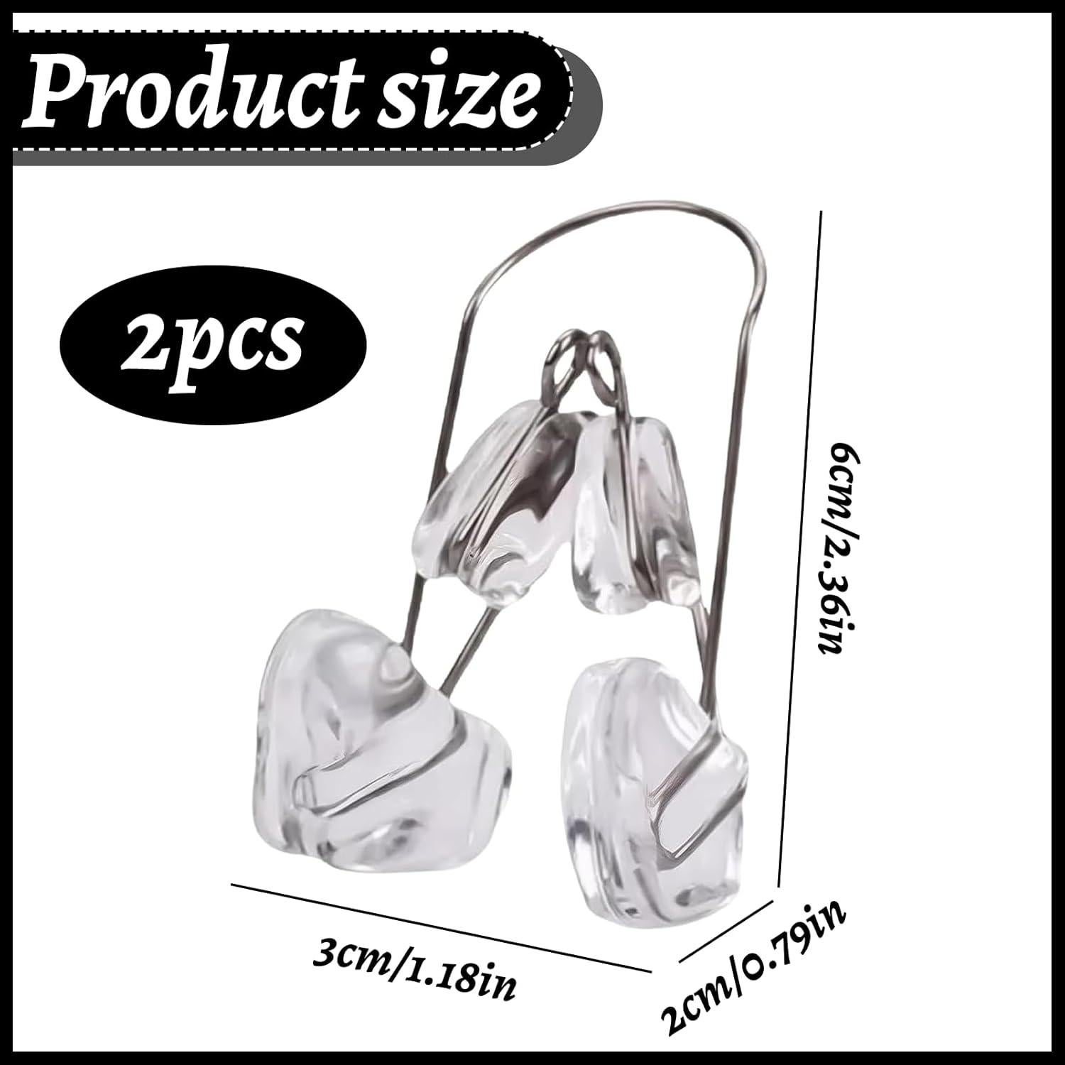 Modelador de Nariz Hinbkenla - 2 Piezas Silicona Sin Dolor