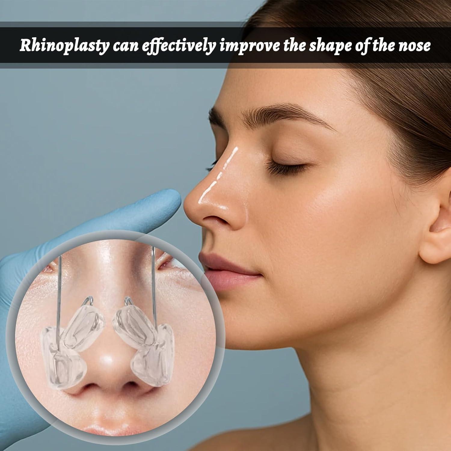 Modelador de Nariz Hinbkenla - 2 Piezas Silicona Sin Dolor