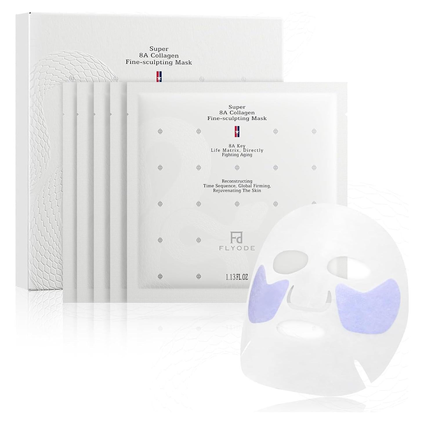 Mascarilla Facial Syn-Ake 2-en-1 Colágeno Coreana 5 Sets