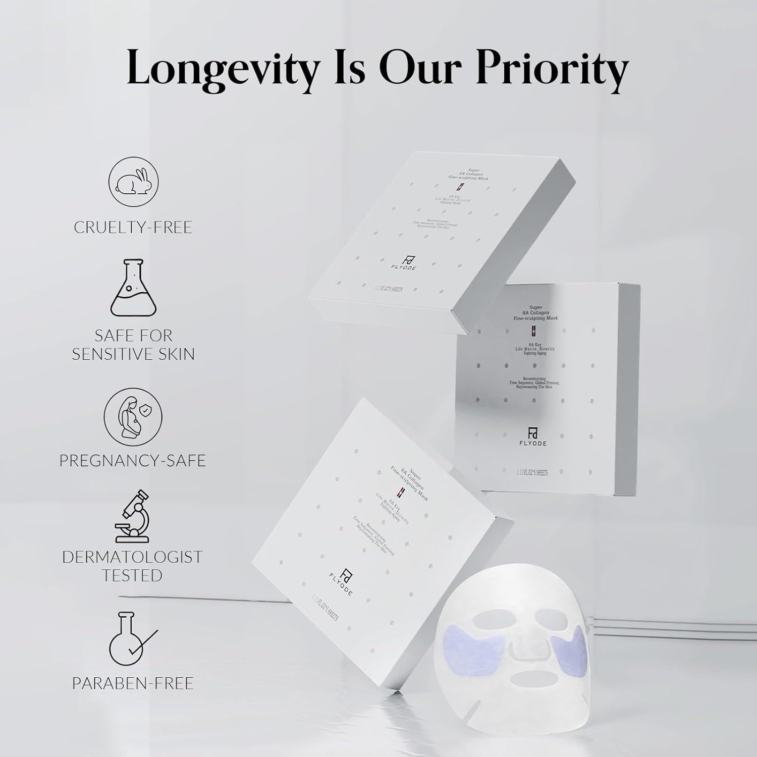 Mascarilla Facial Syn-Ake 2-en-1 Colágeno Coreana 5 Sets