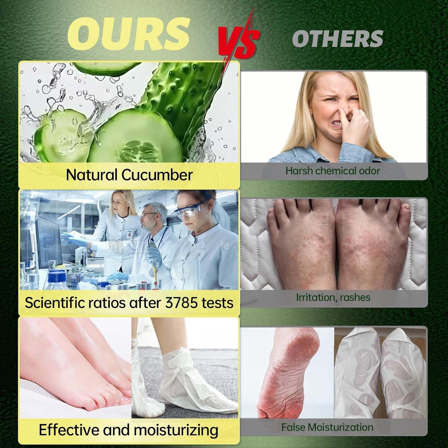 Mascarilla Exfoliante para Pies FLYLEAF - Hidratante y Suave (3 Pzas)