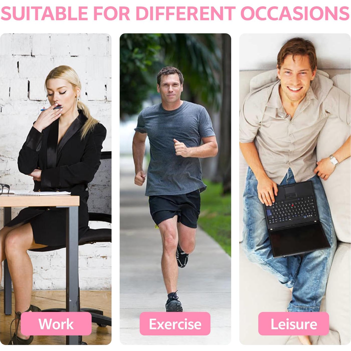 Separadores de Dedos de Gel KELANGSHAI - 2 Piezas Rosa