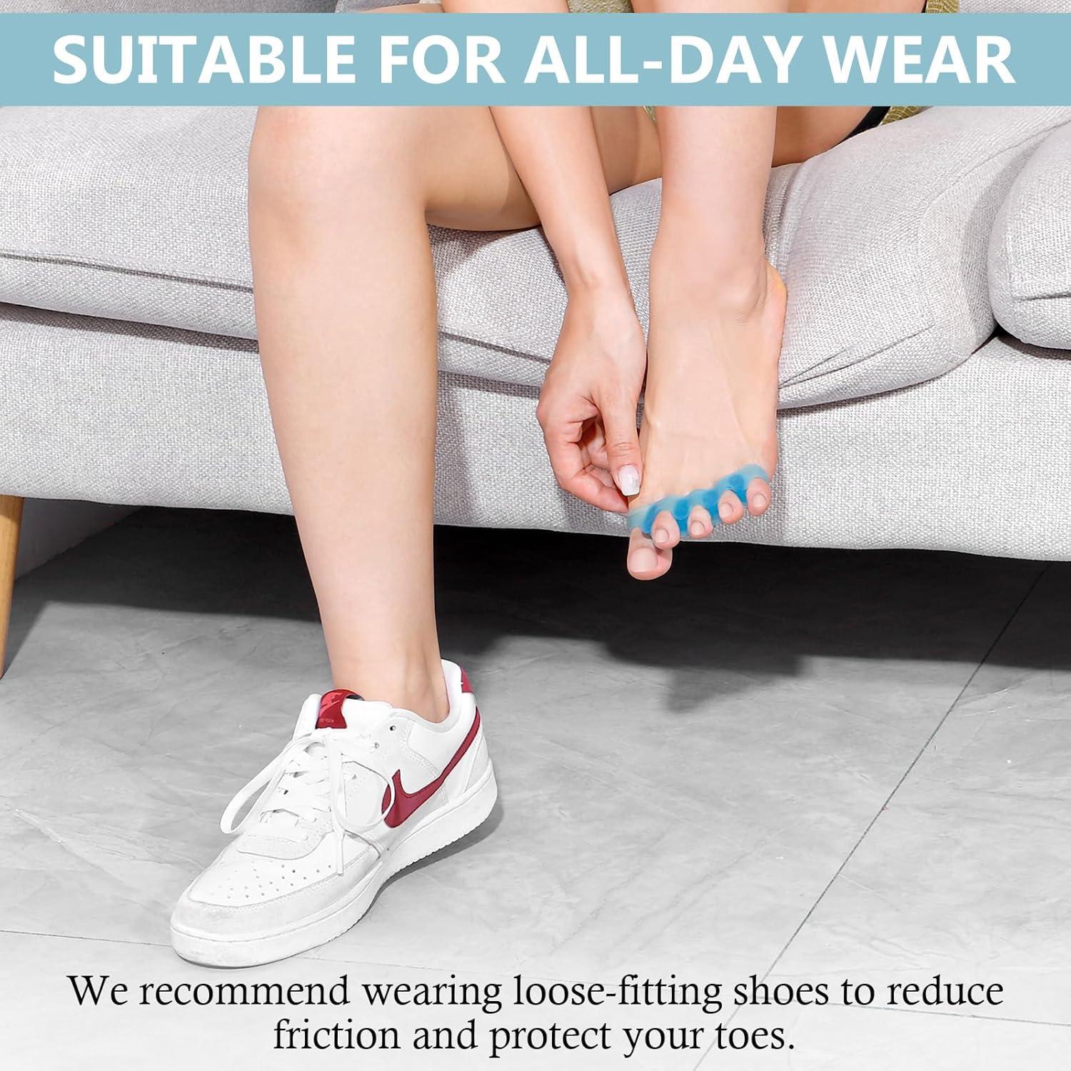 Separadores de Dedos de Silicona Sundpik - 2 Piezas Azul