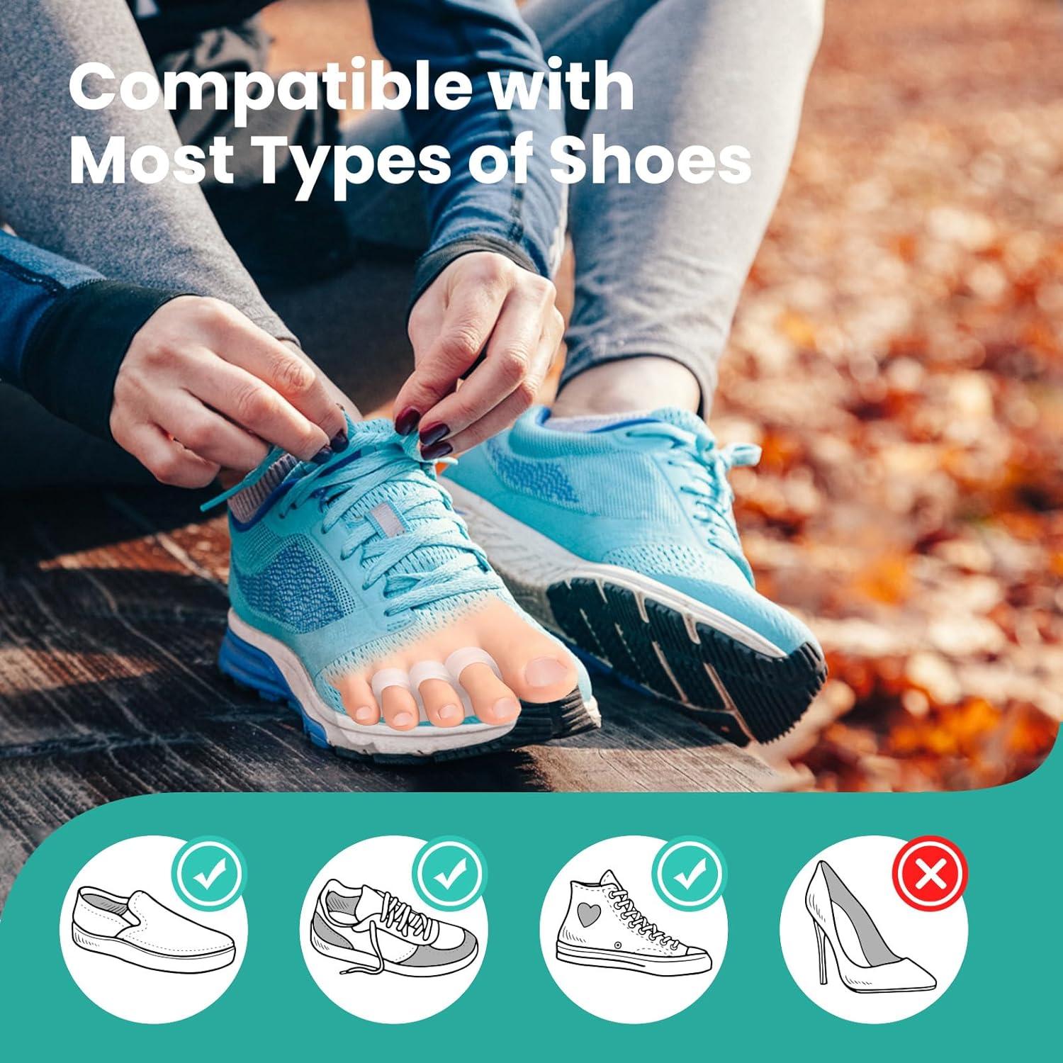 Corrector de Dedos en Martillo Welnove - 8 Piezas Gel Silicona