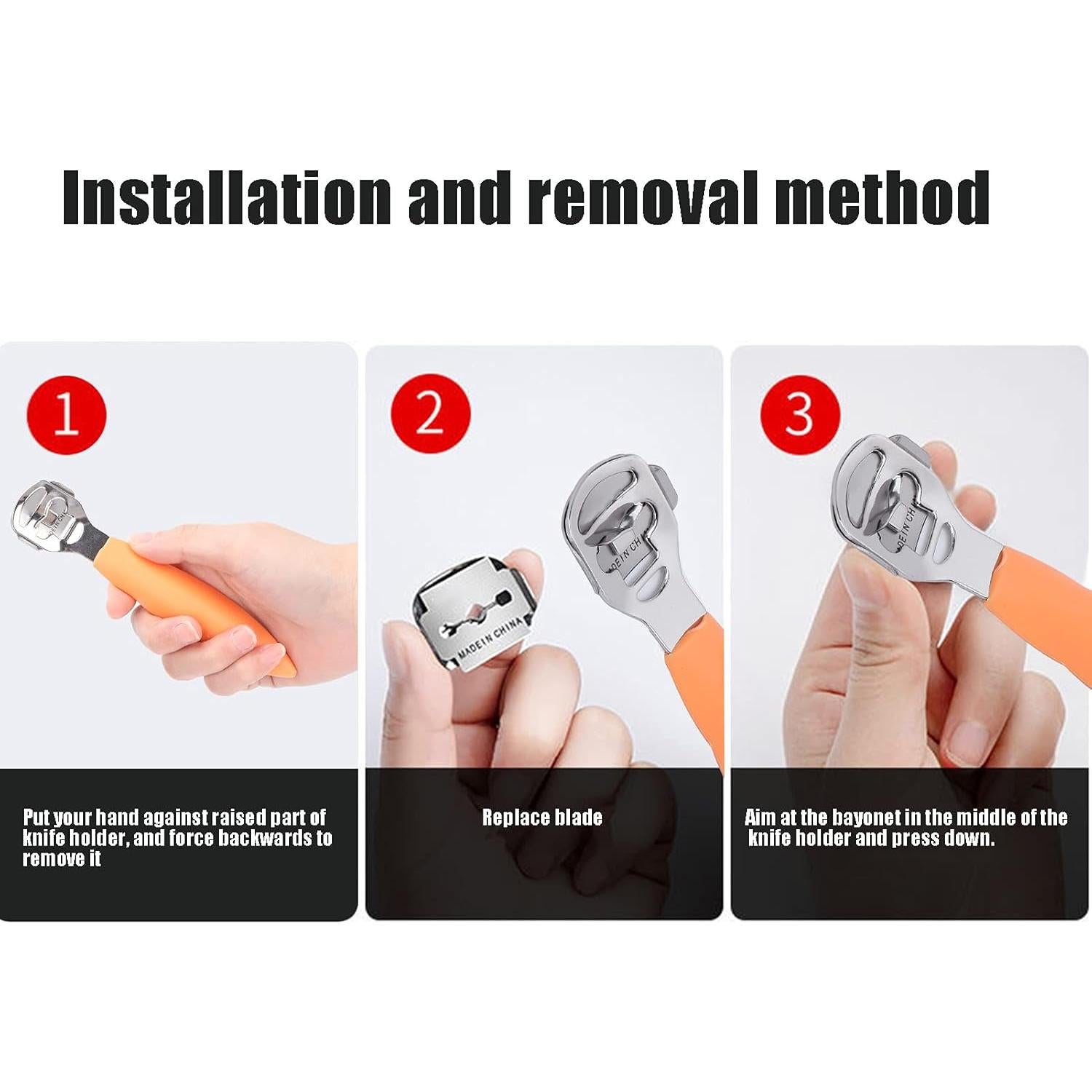 Kit de Lima para Pies Dioche con 11 Cuchillas Exfoliantes